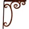 Ekena Millwork Avery Wrought Iron Bracket, (Single center brace), Antiqued Copper 1 1/2"W x 12"D x 15"H BKTM01X12X15SAVACO - alternate 4